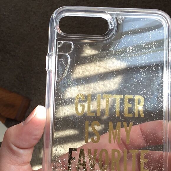 Kate Spade Liquid Glitter iPhone 7+ Phone Case (G) - Picture 8 of 8